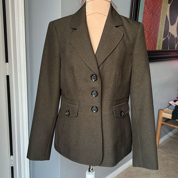 Evan Picone Suit - brwn - Picture 4 of 11